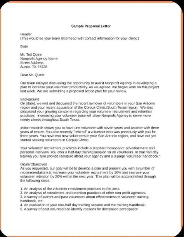 How do you write a proposal email to a client?