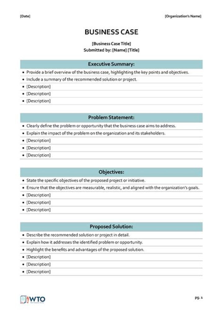 How do you write a short business case study?