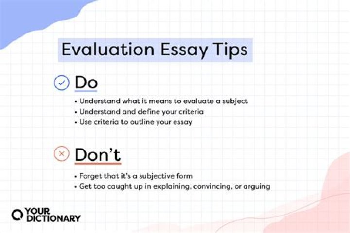 How do you write an evaluation BBC Bitesize?