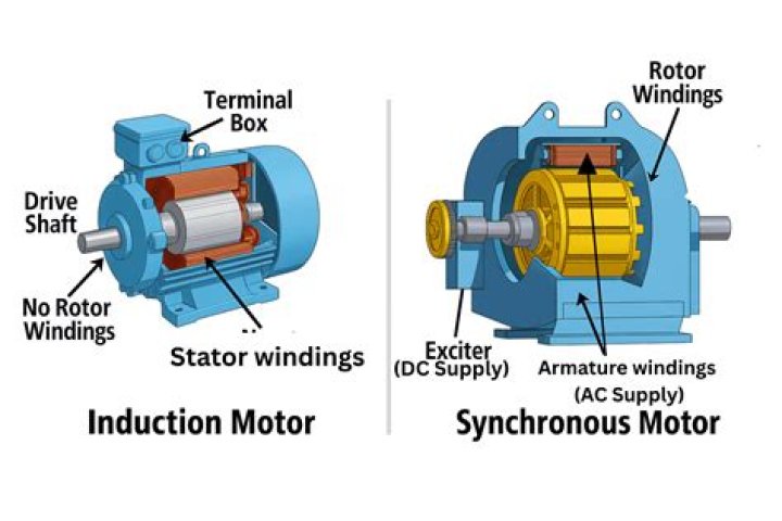 How does a furnace induction motor work?