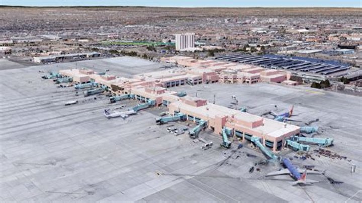 How far is Albuquerque train station from airport?