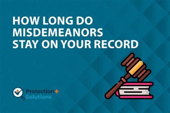 How long do misdemeanors stay on your record in Nebraska?