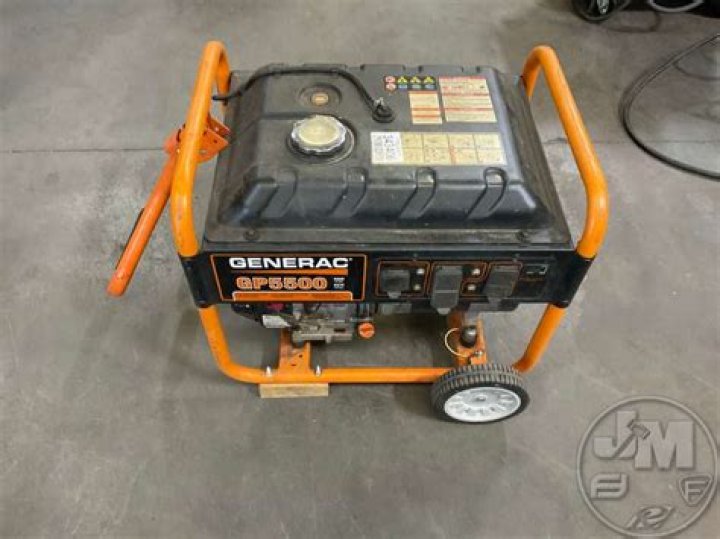How many decibels is a Generac 5500 generator?