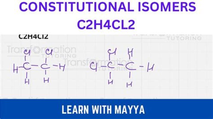 How many structural isomers are possible for C2H4Cl2?