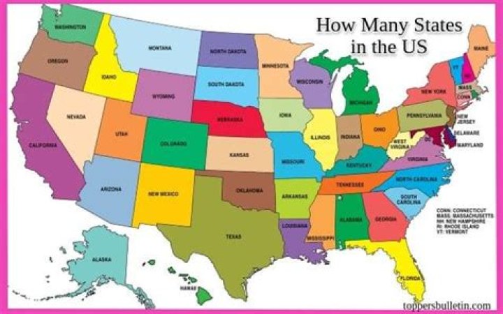 How many US states are there for kids?