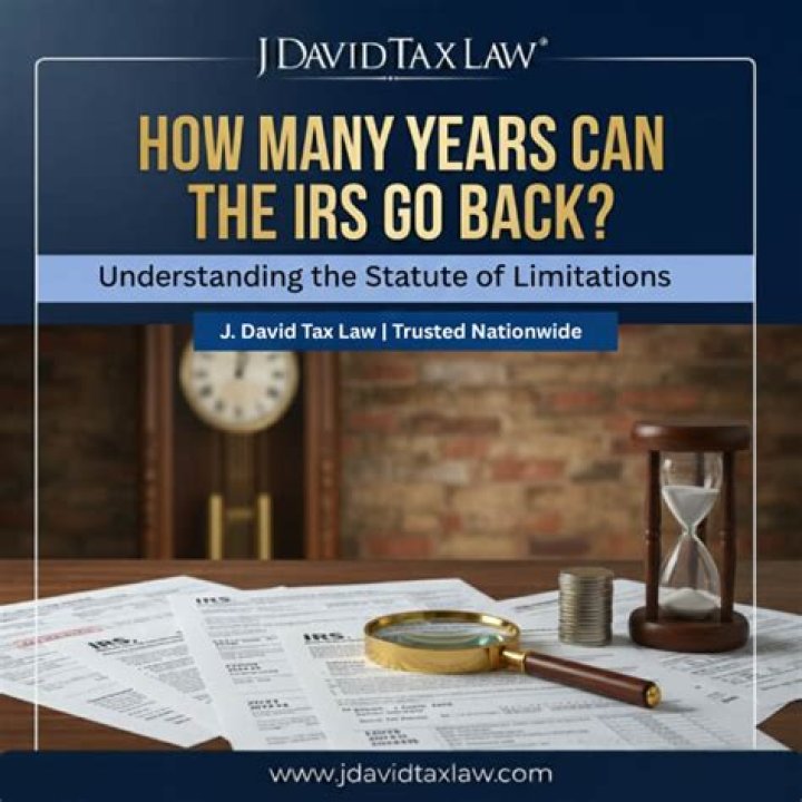 How many years can the IRS go back?