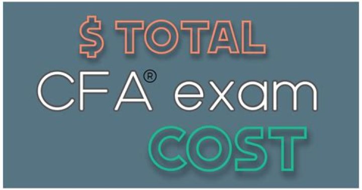 How much does each CFA exam cost?