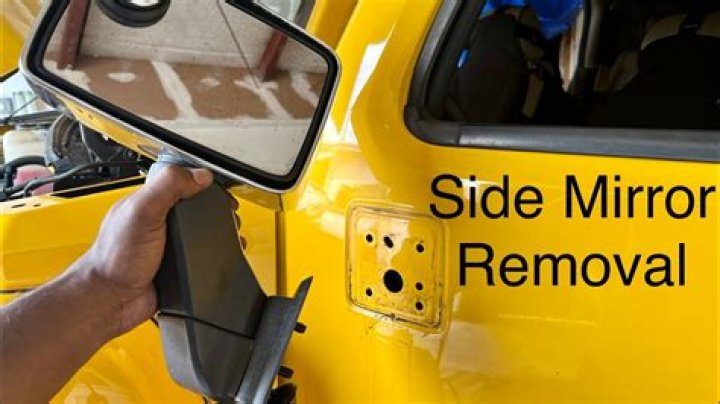 How much does it cost to repair a side mirror?