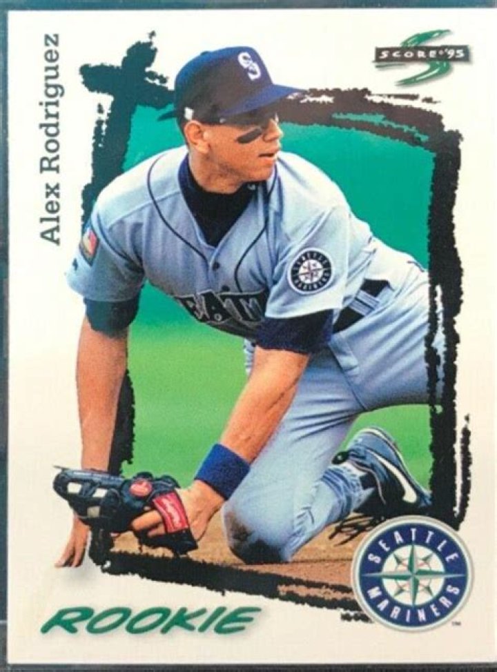How much is a 1995 Alex Rodriguez rookie card worth?
