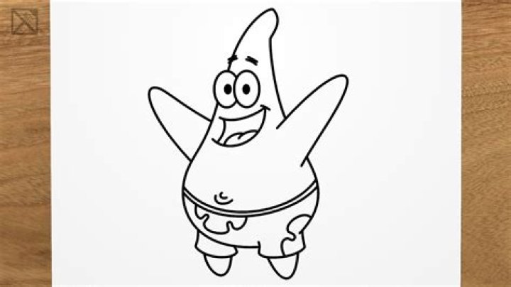 How to draw Patrick from SpongeBob?