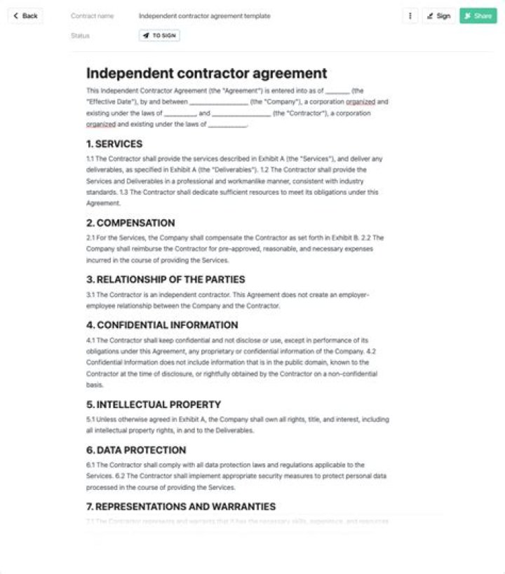 Is a independent contractor a non profit organization?