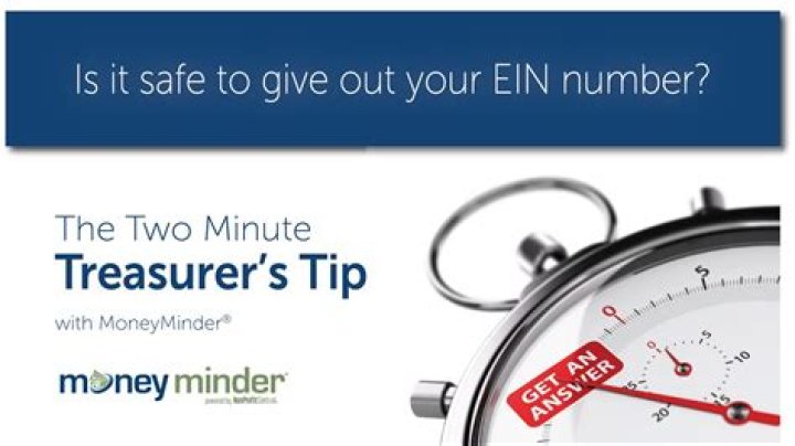 Is it safe to give out your EIN number?