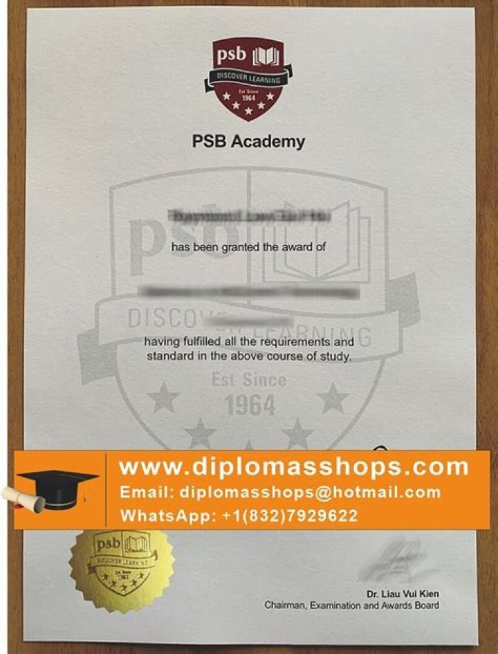 Is PSB Academy diploma Recognised?