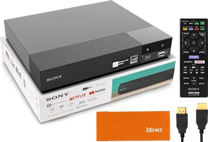 Is there a reset button on a Sony Blu-Ray player?