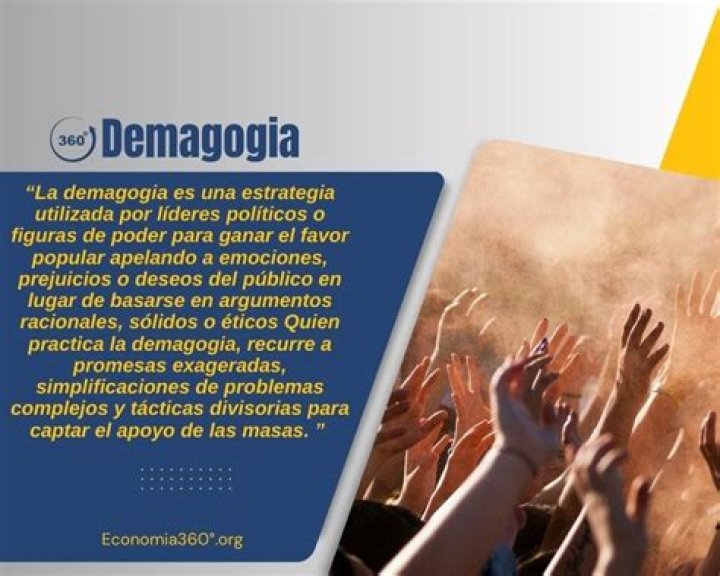 Qual o significado de demagogia?