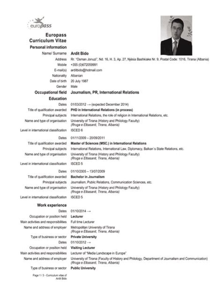 Should you put DOB on CV?