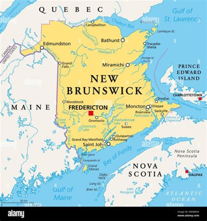 What airport is closest to New Brunswick Canada?