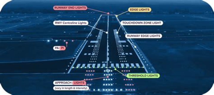 What are obstruction lights at an airport?