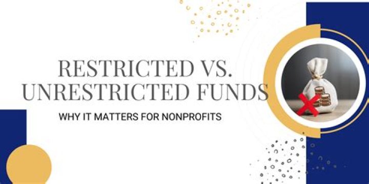 What are restricted and unrestricted funds for a nonprofit?