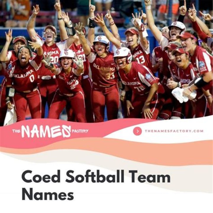 What are some cool softball team names?