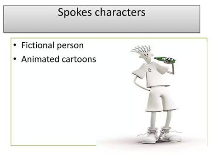 What are spokescharacters?