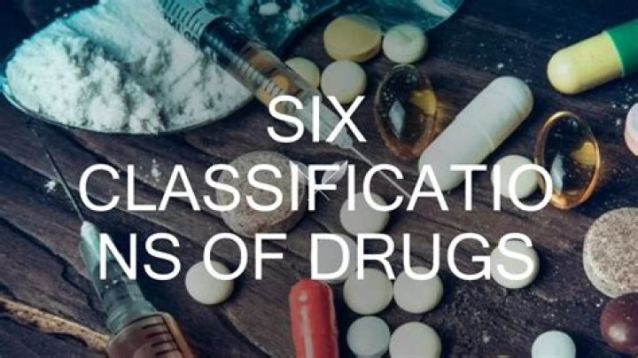What are the 5 main classifications of drugs?