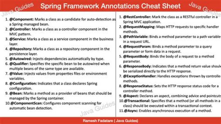 What are the AOP annotations available in springspring?
