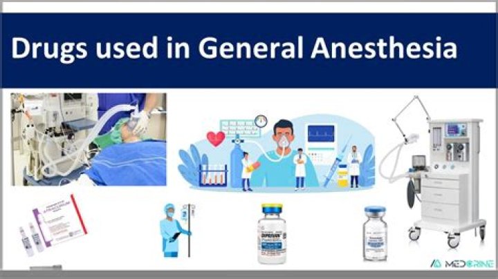 What are the general anesthesia drugs used in surgery?