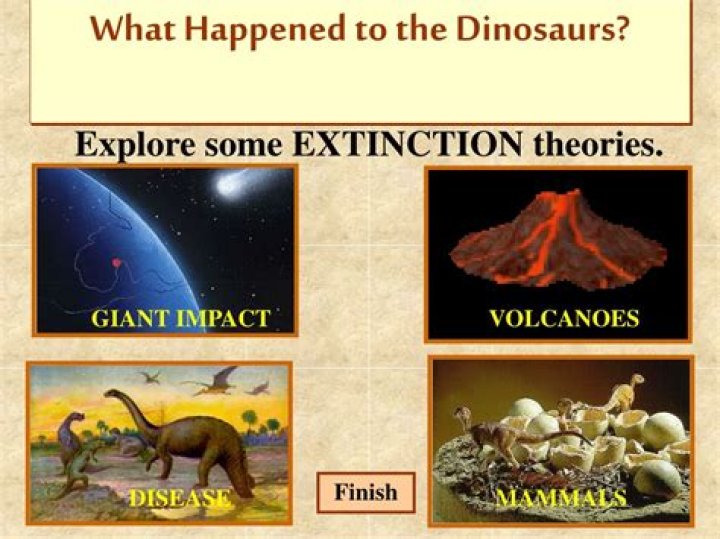 What are the theories of how dinosaurs died?