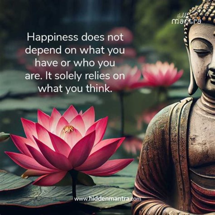 What Buddha says about happiness?