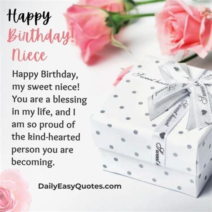 What can I say to my niece on her birthday?