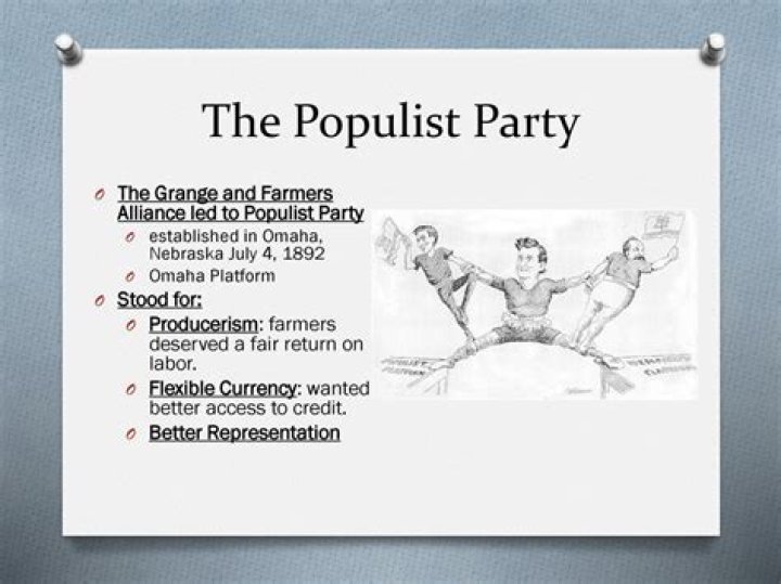 What did the Populist Party believe in?