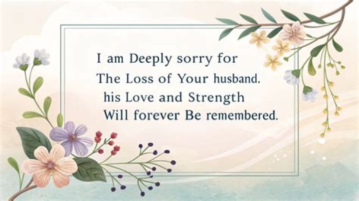 What do you say to a friend who lost her husband a year ago?