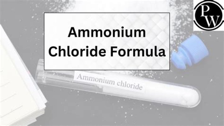 What does ammonium formate do?