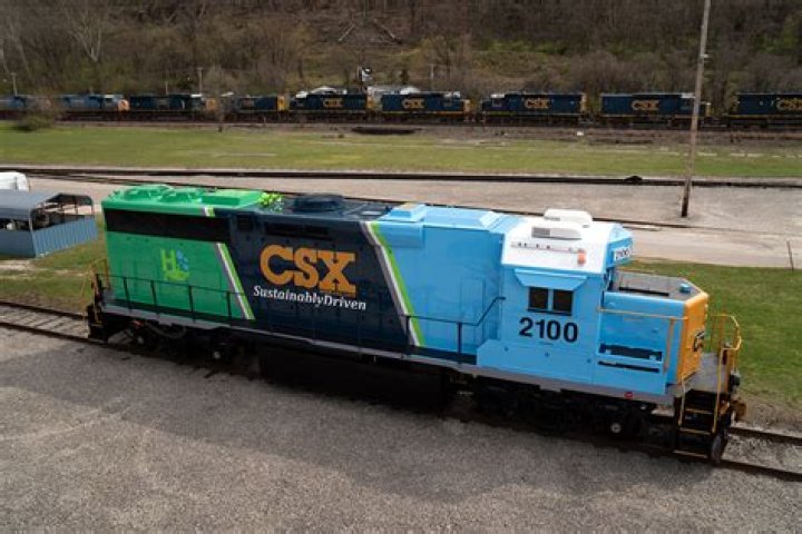 What does CSX trains transport?