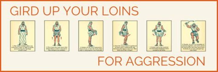 What does he girded up his loins mean?