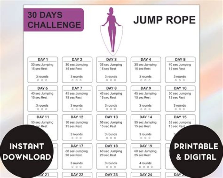 What if I jump rope for 30 minutes a day?