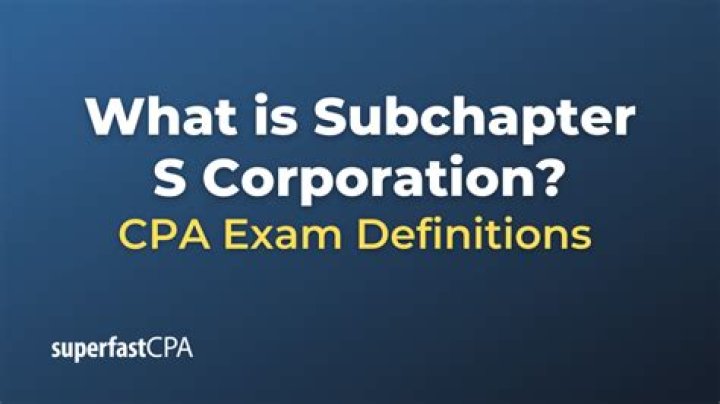 What is a disadvantage of a subchapter S corporation?