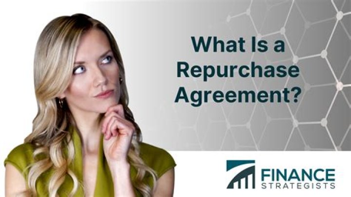What is a repurchase agreement for stock?