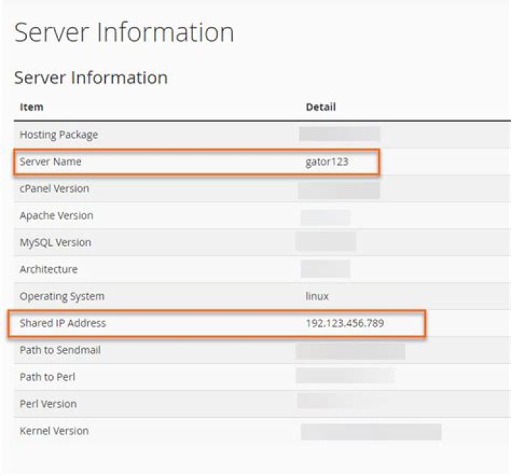 What is a server address example?