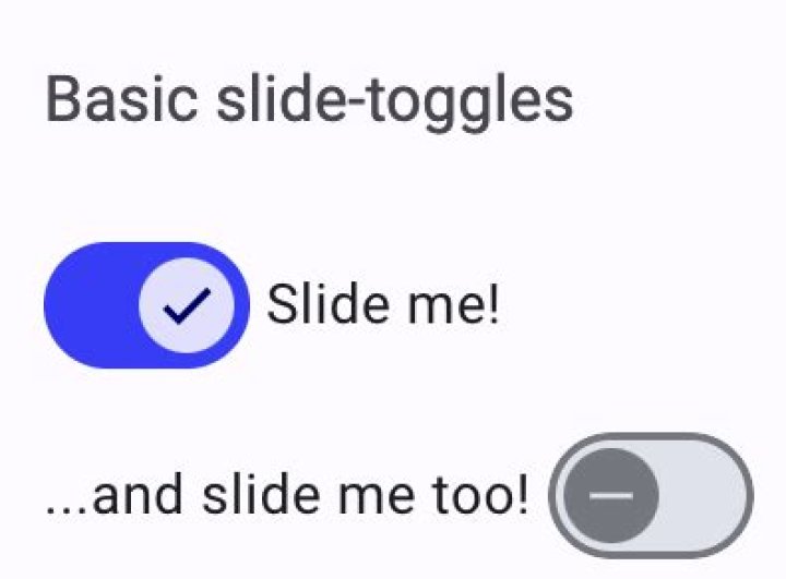 What is a slide toggle?