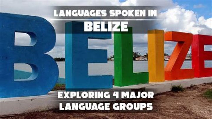 What is Belize first language?