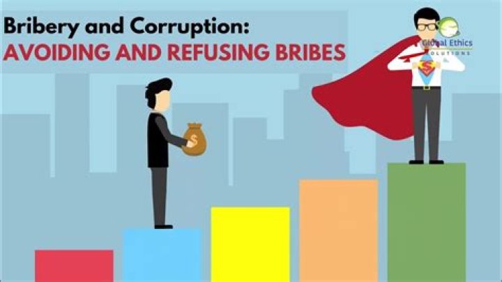 What is considered bribing?