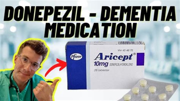 What is donepezil taken for?