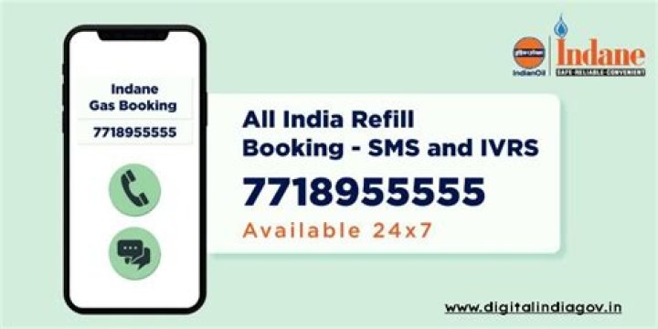What is IVRS number in HP gas booking?