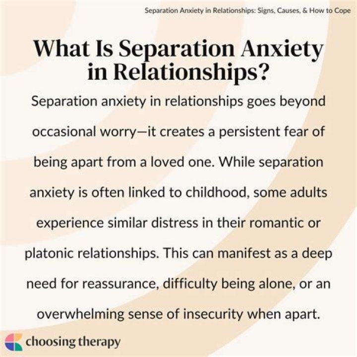 What is separation anxiety on Sat?