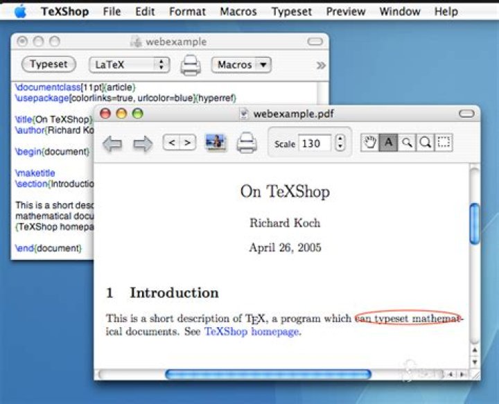 What is TeXShop?