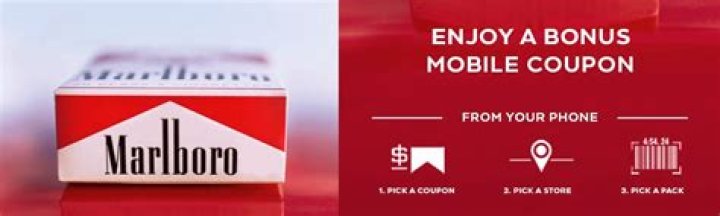 What is the app for Marlboro coupons?