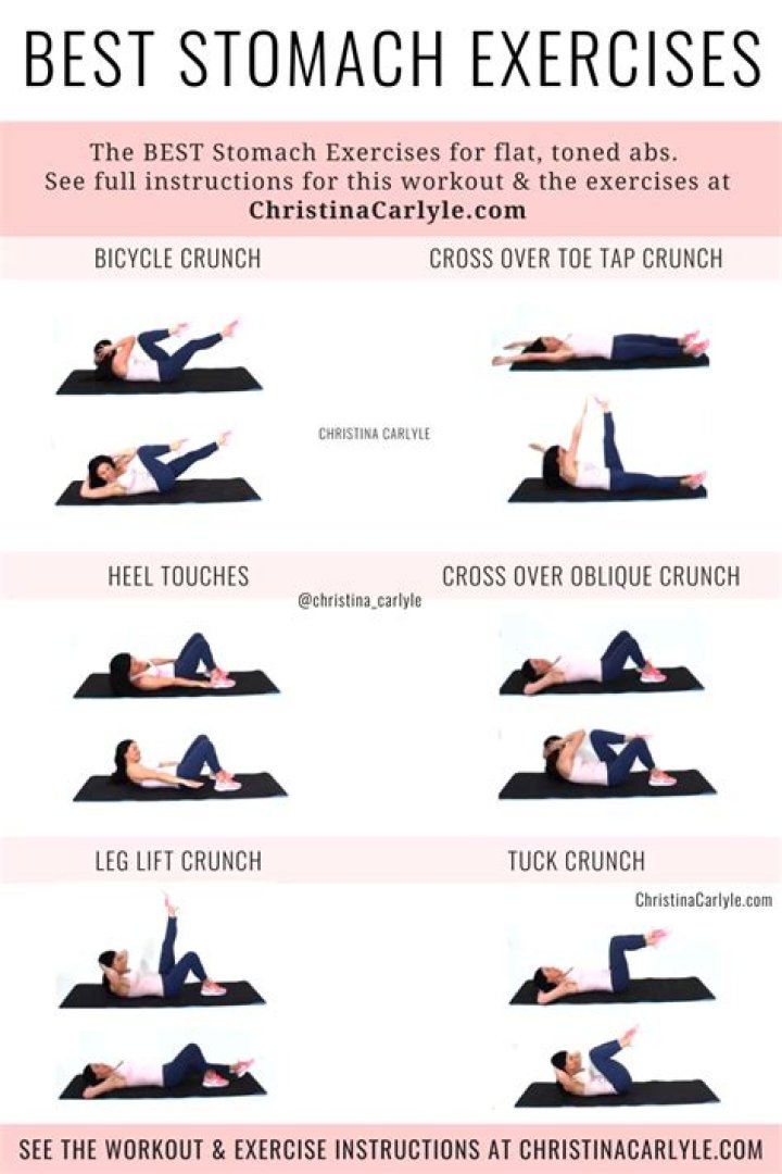 What is the best exercise for stomach and butt?