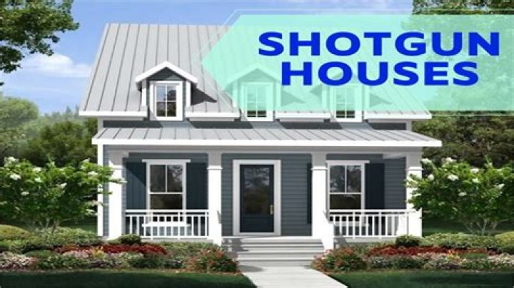 What is the layout of a shotgun house?